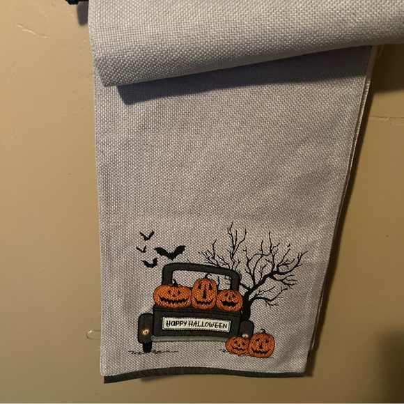 Halloween LED table runner with lights in trucks on one side! - Picture 4 of 11